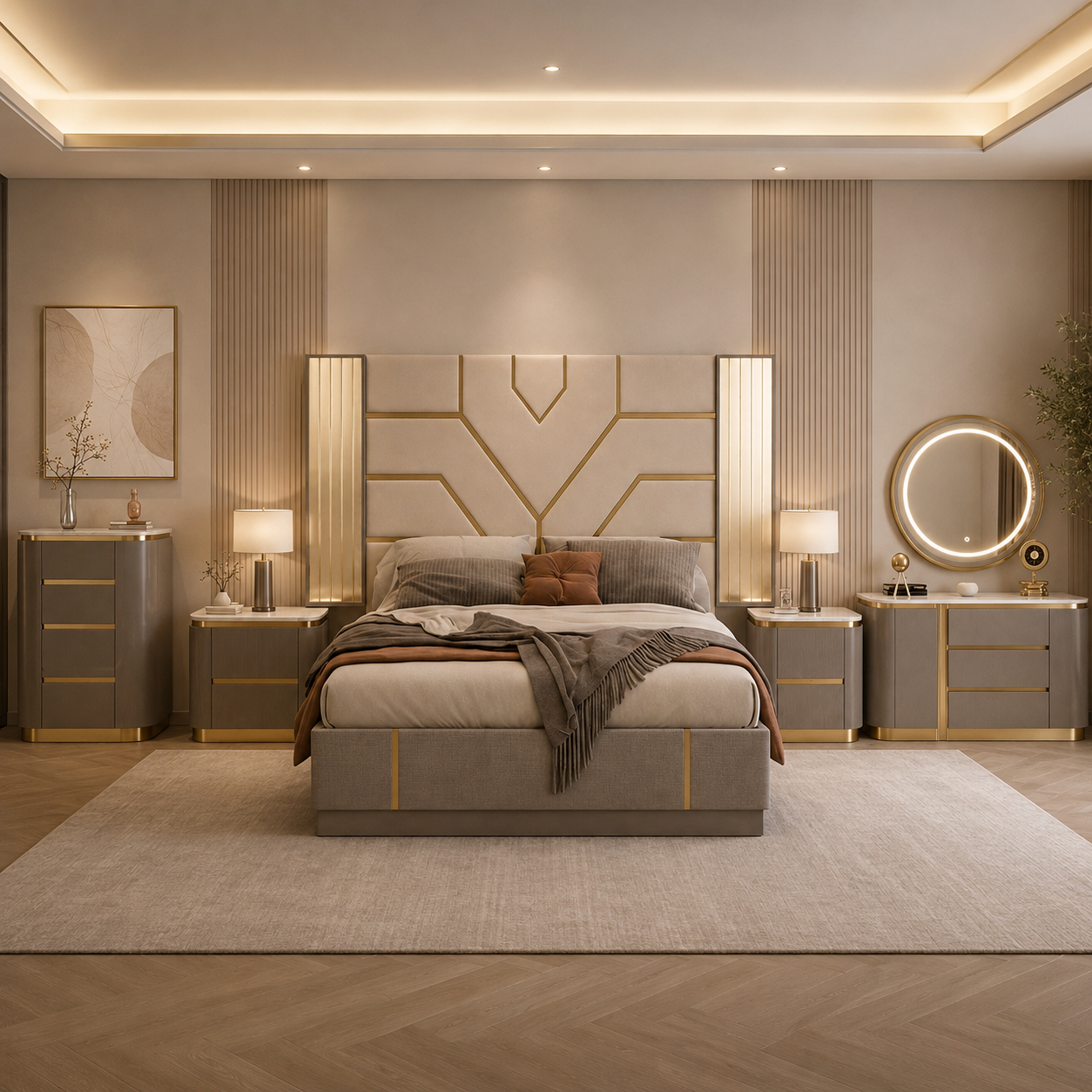 Luxury Bedroom Set — Style Bedroom Furniture — Calgary Furniture Emporium