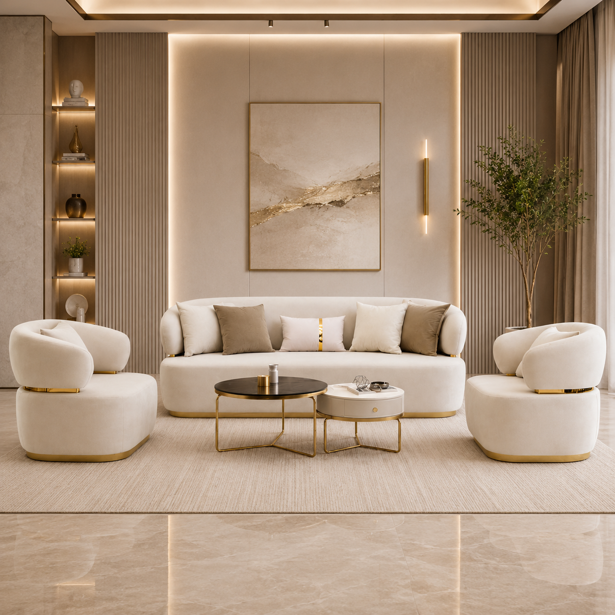 Luxury Coffee Table — Style Living Room Furniture — Calgary Furniture Emporium