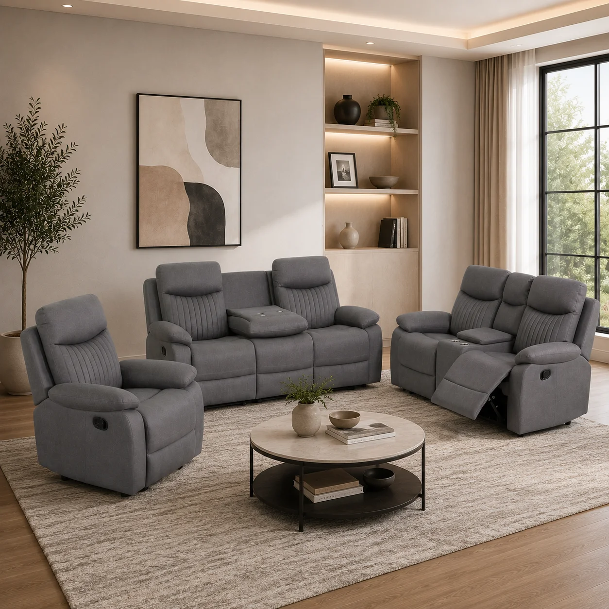 Recliner Sofa — Comfort & Style — Calgary Furniture Emporium