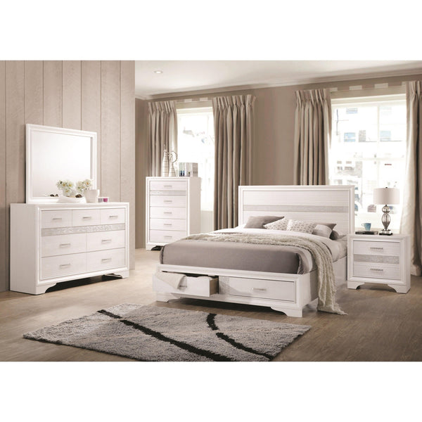 Calgary Furniture Emporium Miranda 205111Q 7 pc Queen Storage Bedroom Set IMAGE 1
