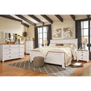  Signature Design by Ashley Willowton B267 5 pc King Panel Bedroom Set IMAGE 1