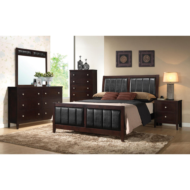 Calgary Furniture Emporium Carlton 202091KE 7 pc King Upholstered Bedroom Set IMAGE 1