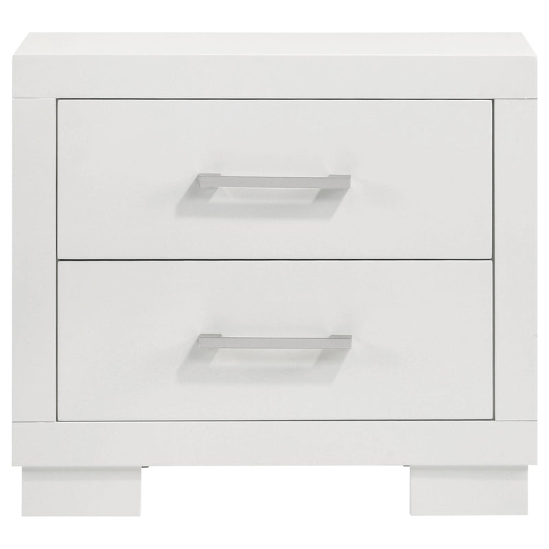 Coaster Furniture Jessica 202992 2-Drawer Nightstand - Snow White IMAGE 2