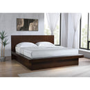 Coaster Furniture Jessica 200711KE Wood Eastern King LED Panel Bed - Cappuccino IMAGE 6