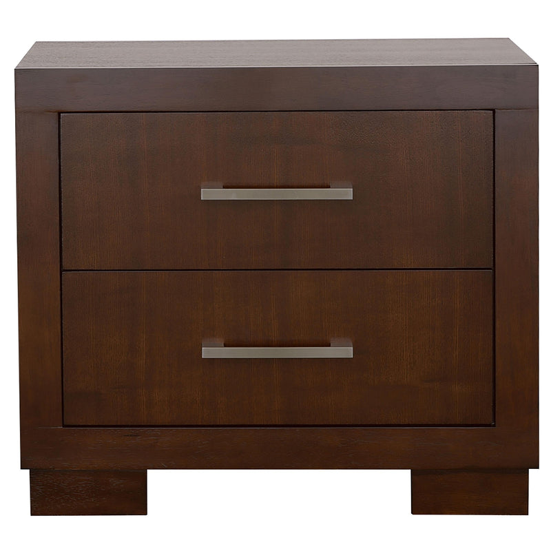 Coaster Furniture Jessica 200712 2-Drawer Nightstand - Cappuccino IMAGE 2