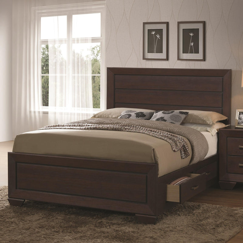 Calgary Furniture Emporium Fenbrook 204390KW 6 pc California King Bedroom Set with Storage IMAGE 1