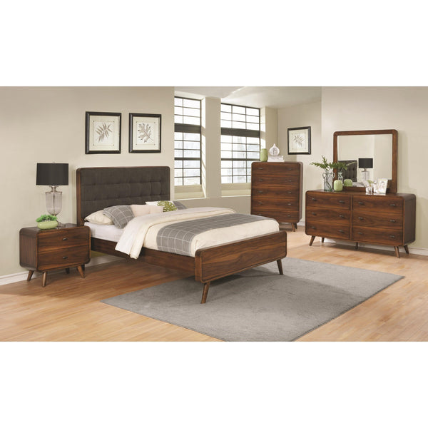 Calgary Furniture Emporium Robyn 205131KW 7 pc California King Upholstered Bedroom Set IMAGE 1