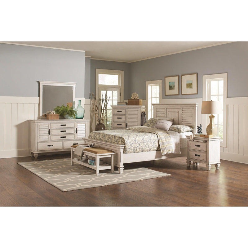 Calgary Furniture Emporium Franco 205331KE 6 pc King Panel Bedroom Set IMAGE 1