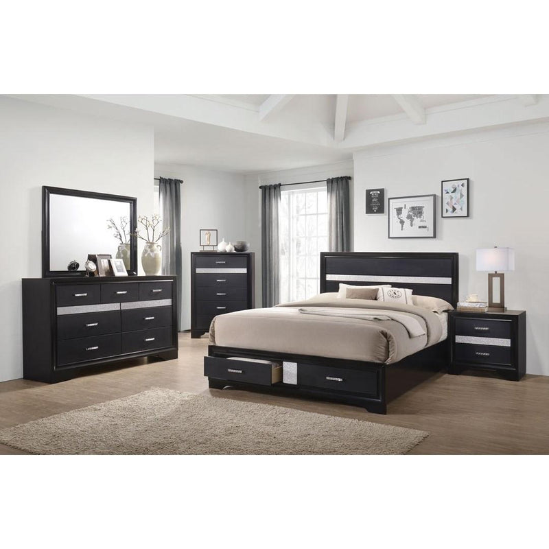 Calgary Furniture Emporium Miranda 206361KE 6 pc King Bedroom Set with Storage IMAGE 1