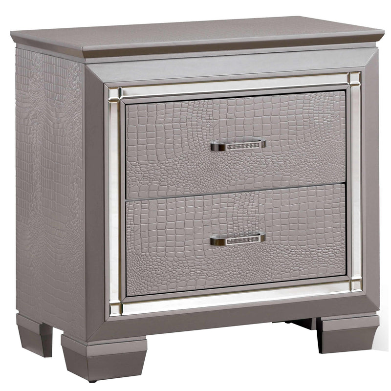 Calgary Furniture Emporium Bellanova CM7979SV 6 pc King Upholstered Panel Bedroom Set IMAGE 9