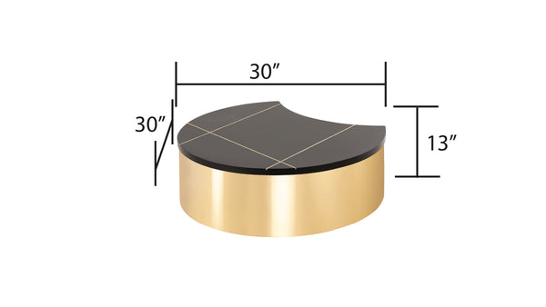 805-3-COFFEE TABLE/END TABLE-GOLD