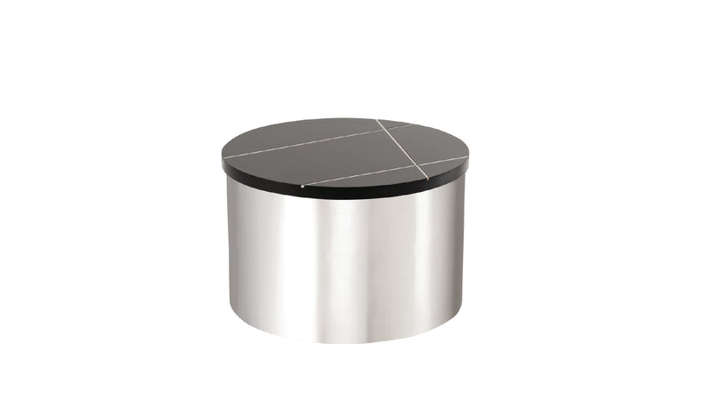 805-3-COFFEE TABLE/END TABLE-SILVER