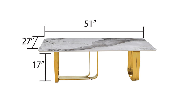 419-ABBY-COFFEE TABLE-MARBLE-GOLD