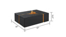 7225-MAJESTIC-COFFEE TABLE-BLACK