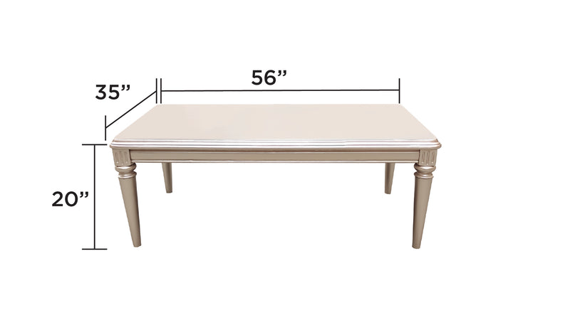 L8525-CAROLINE-COFFEE TABLE-LIGHT GREY