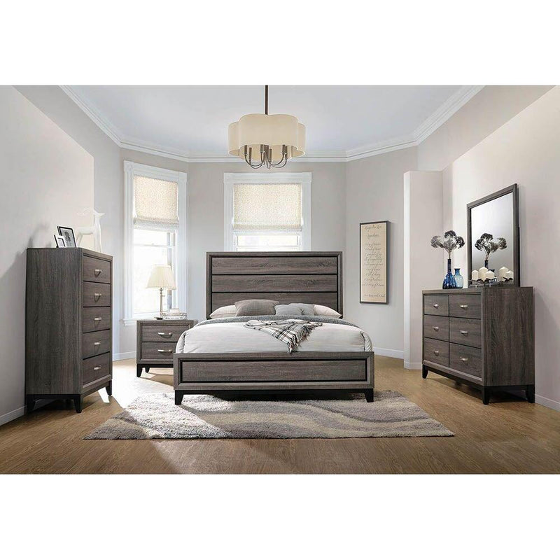 Calgary Furniture Emporium Watson 212421Q 7 pc Queen Panel Bedroom Set IMAGE 1