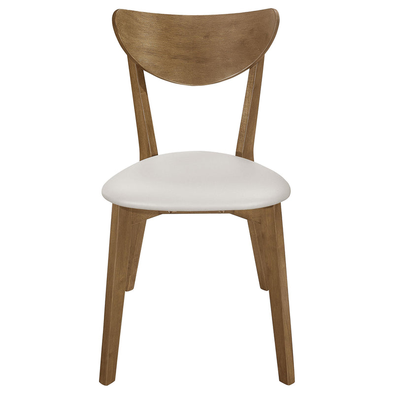 Coaster Furniture Kersey 103062 Wood Dining Side Chair - Chestnut (Set of 2) IMAGE 2