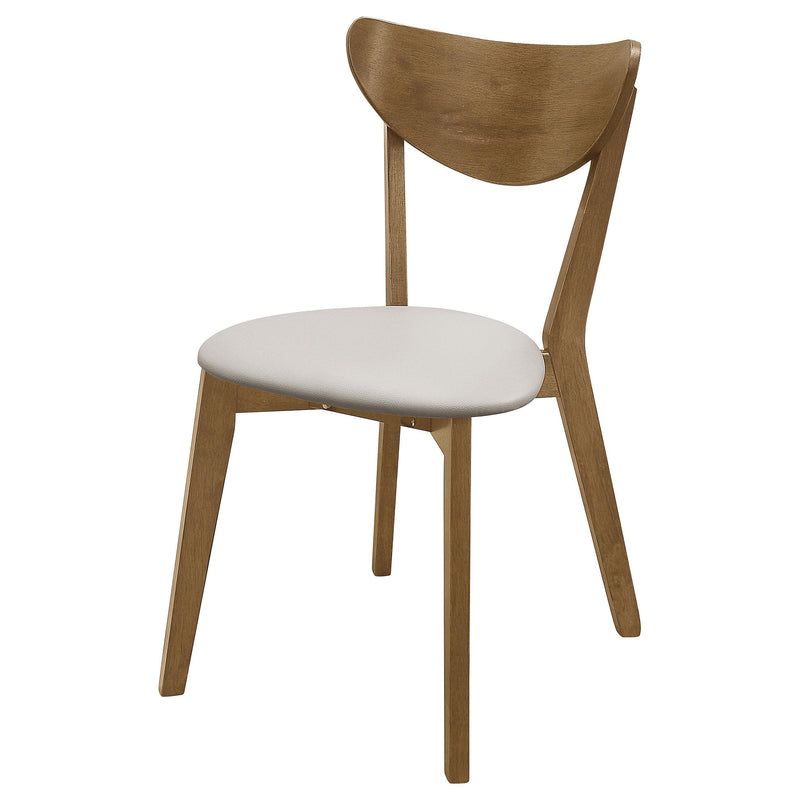 Coaster Furniture Kersey 103062 Wood Dining Side Chair - Chestnut (Set of 2) IMAGE 3