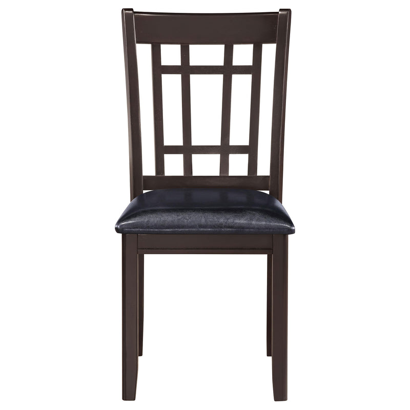 Coaster Furniture Lavon 102672 Wood Dining Side Chair - Espresso (Set of 2) IMAGE 2