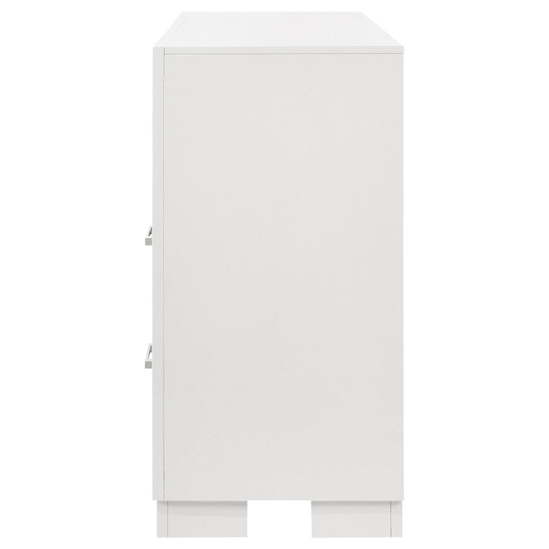 Coaster Furniture Jessica 202993 6-Drawer Dresser - Snow White IMAGE 4