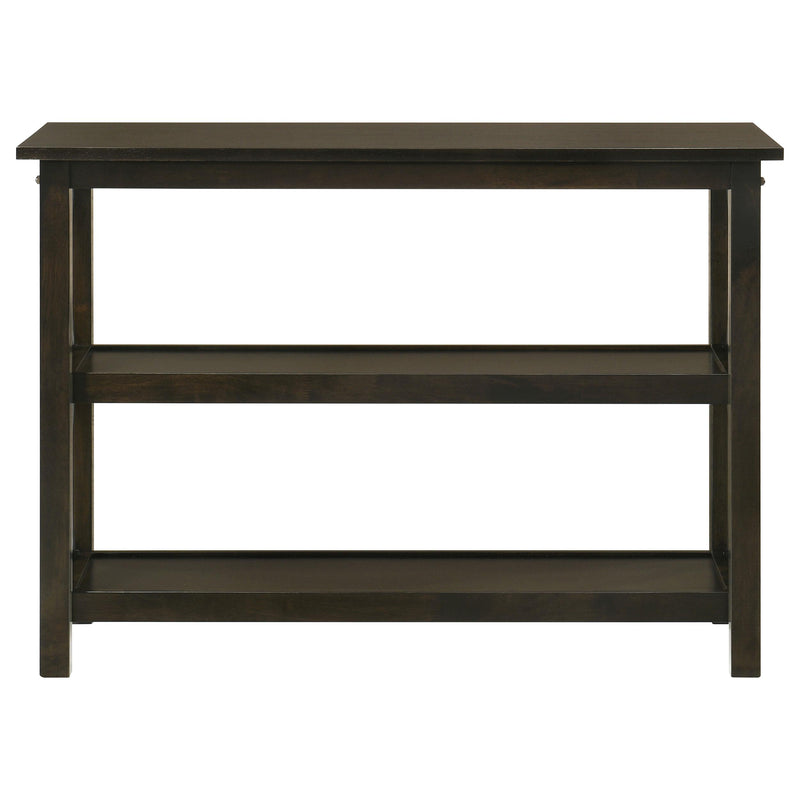 Coaster Furniture Rachelle 5910 2-shelf Wood Entryway Console Table - Deep Merlot IMAGE 2