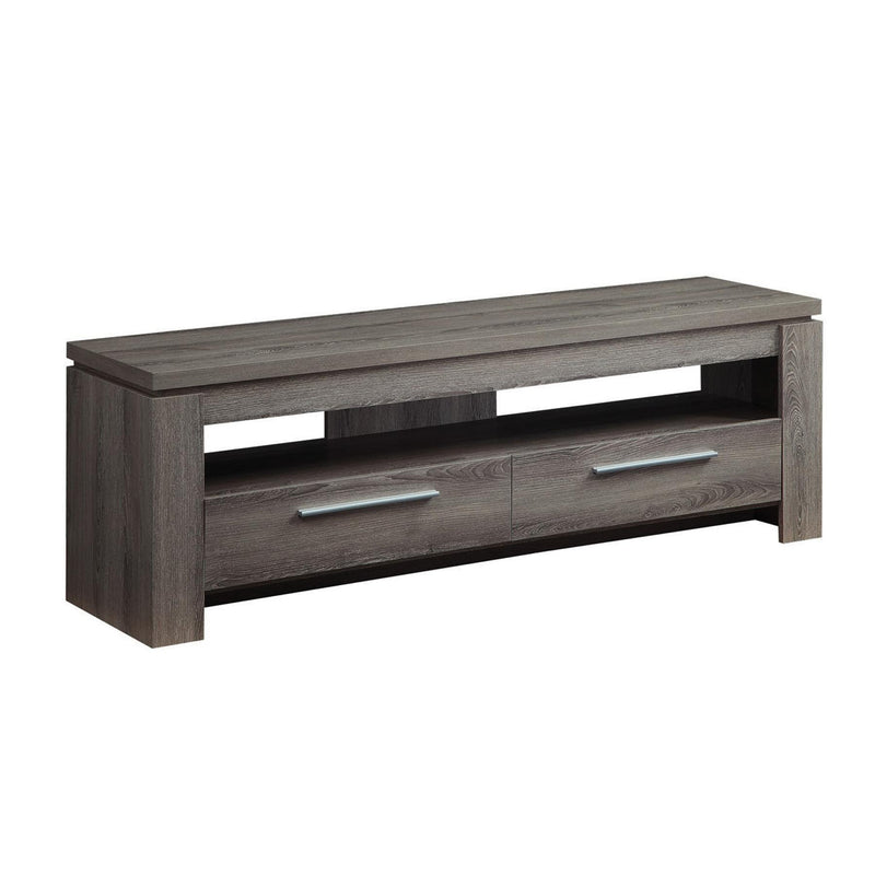 Coaster Furniture Elkton 701979 2-Drawer Engineered Wood 59" TV Stand - Weathered Grey IMAGE 1