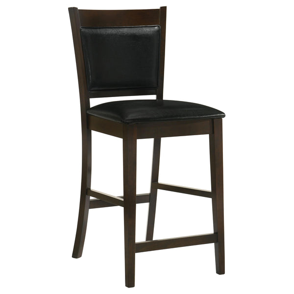 Coaster Furniture Jaden 100959 Upholstered Counter Chair - Espresso (Set of 2) IMAGE 1