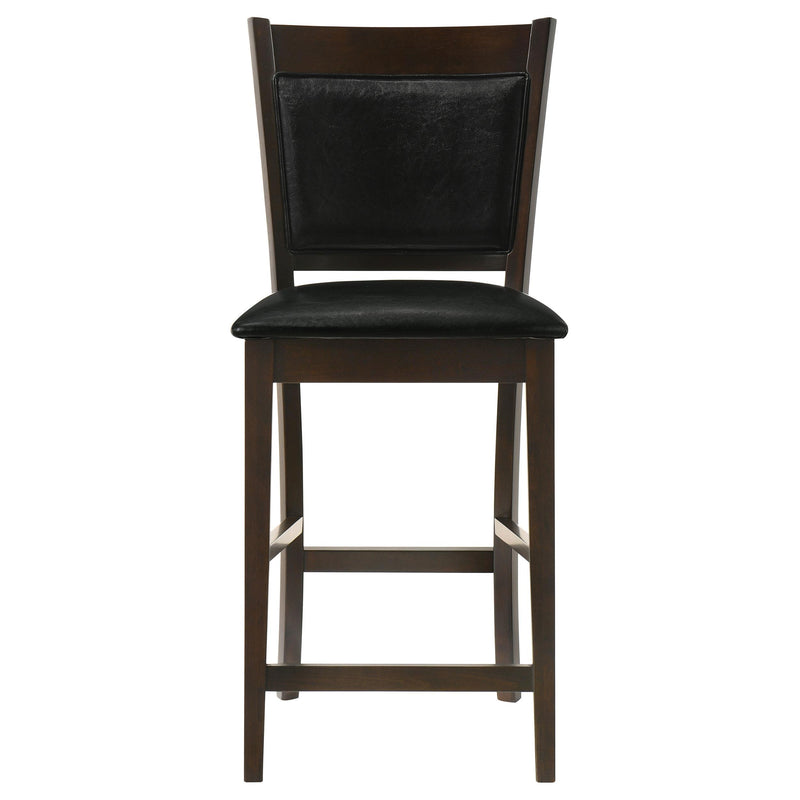 Coaster Furniture Jaden 100959 Upholstered Counter Chair - Espresso (Set of 2) IMAGE 2