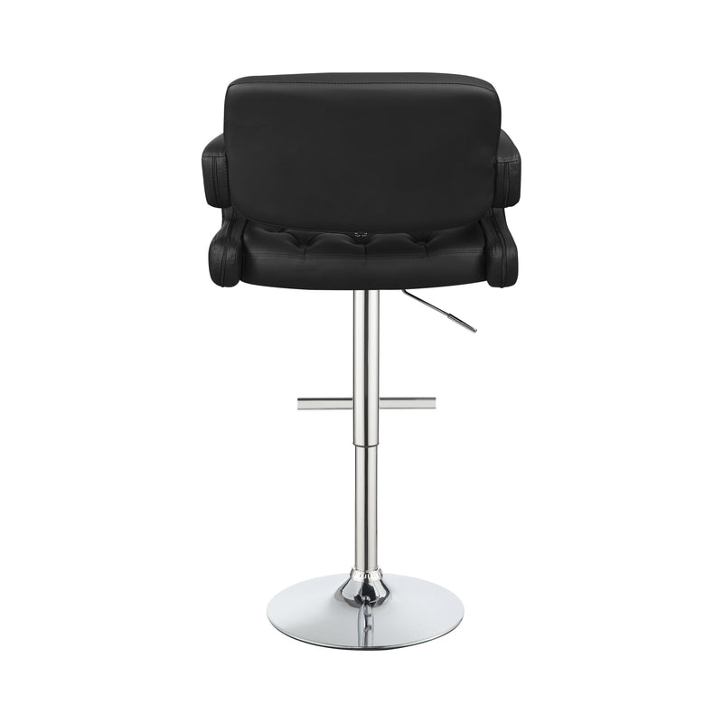 Coaster Furniture Brandi 102555 Adjustable Bar Stool - Black and Chrome IMAGE 5
