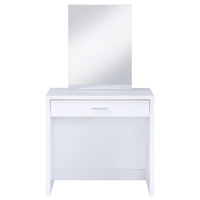 Coaster Furniture Harvey 300290 Vanity Set with Lift-Top Stool - White IMAGE 4