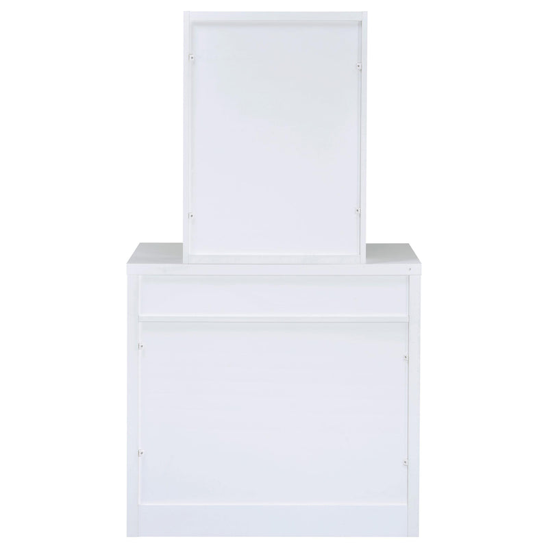 Coaster Furniture Harvey 300290 Vanity Set with Lift-Top Stool - White IMAGE 7