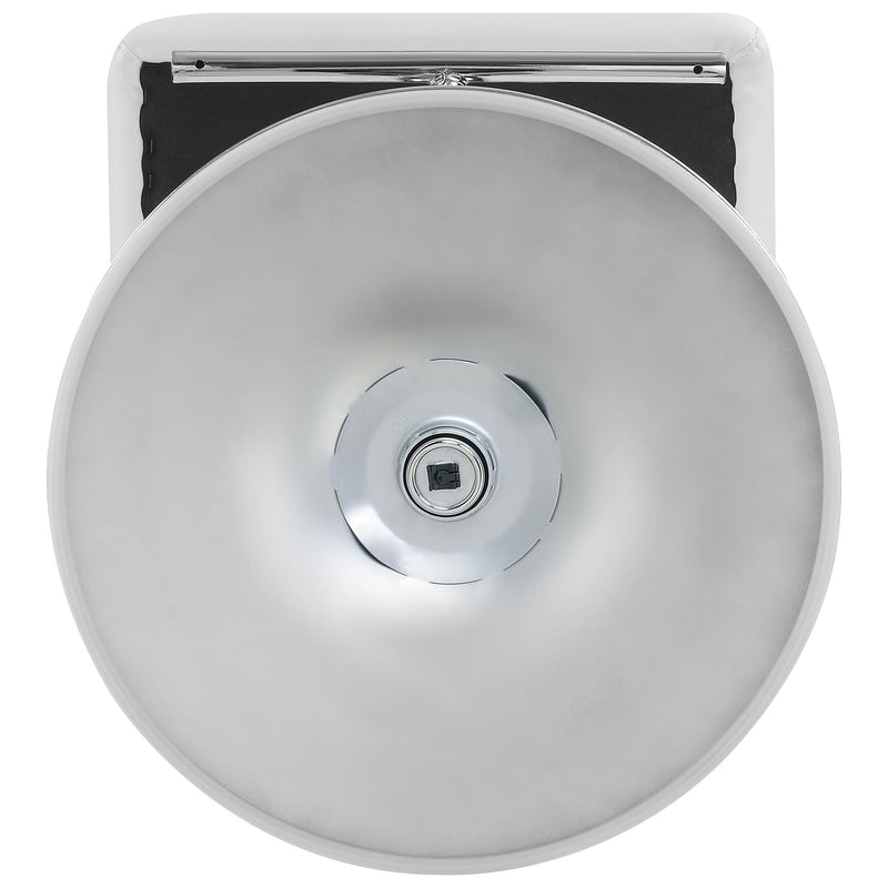 Coaster Furniture Lenny 120356 Upholstered Adjustable Bar Stool - White (Set of 2) IMAGE 8