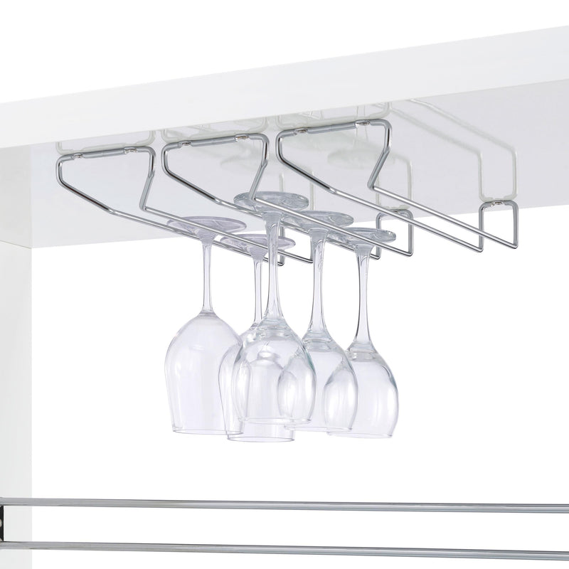 Coaster Furniture Prescott 100167 Rectangular Home Bar Table - White High Gloss IMAGE 7