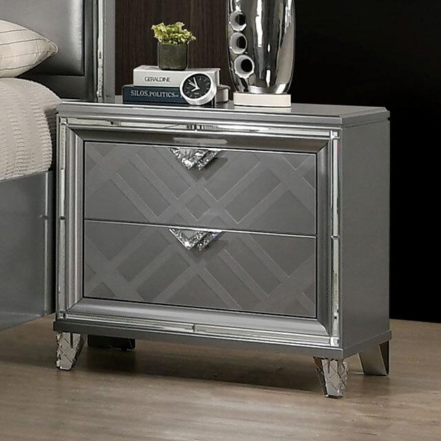 Calgary Furniture Emporium Emmeline FOA7147 7 pc Queen Panel Bedroom Set IMAGE 6