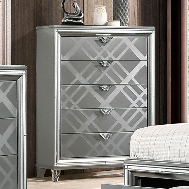 Calgary Furniture Emporium Emmeline FOA7147 7 pc Queen Panel Bedroom Set IMAGE 9