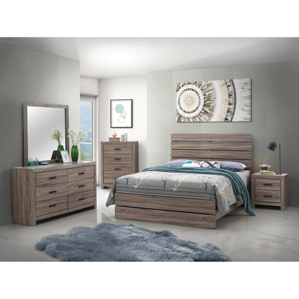 Calgary Furniture Emporium Brantford 207041Q 7 pc Queen Panel Bedroom Set IMAGE 1