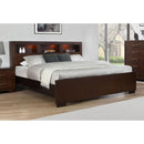 Coaster Furniture Jessica 200719KE Eastern King LED Storage Bookcase Bed - Cappuccino IMAGE 6