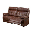 IFDC Bonder Leather Loveseat IF 8006 - L IMAGE 1