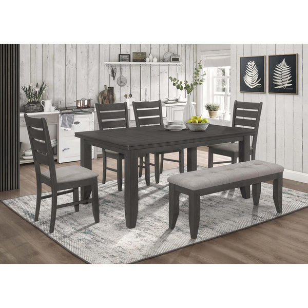 Calgary Furniture Emporium Dalila 102721GRY 6 pc Dining Room Set IMAGE 1