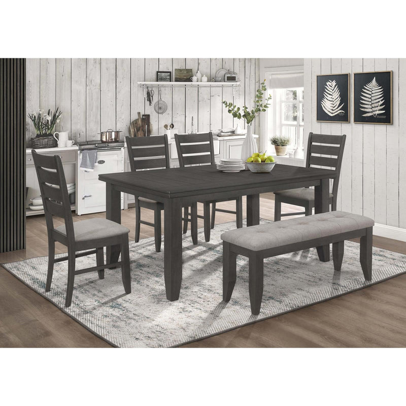 Calgary Furniture Emporium Dalila 102721GRY 6 pc Dining Room Set IMAGE 1