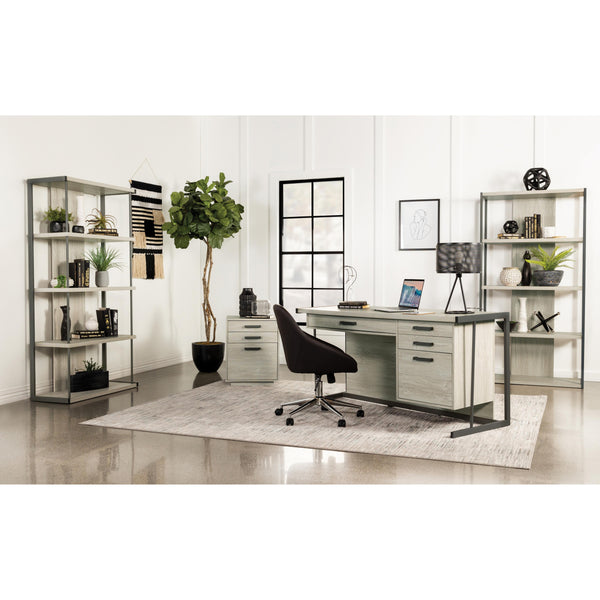 Calgary Furniture Emporium Loomis 80588 4 pc Home Office Set IMAGE 1