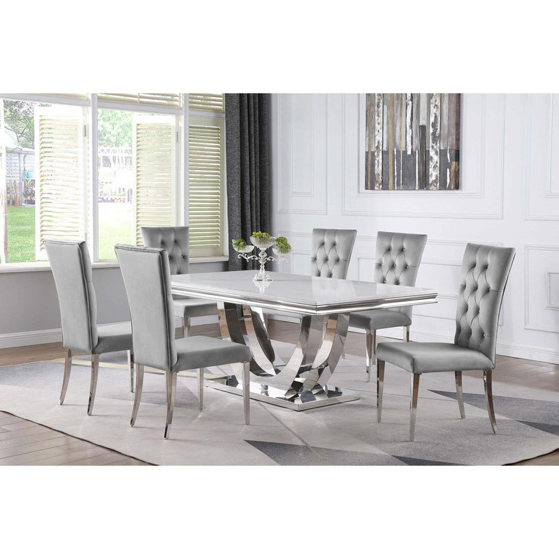 Calgary Furniture Emporium 111101-S7G 7 pc Dining Set IMAGE 1