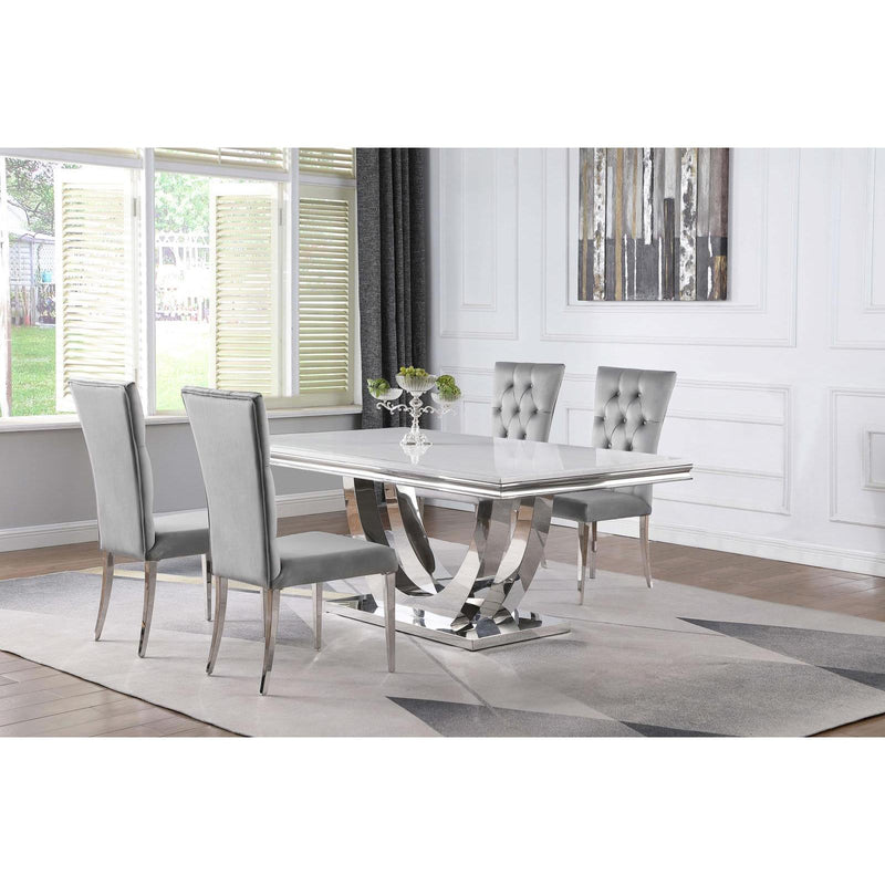 Calgary Furniture Emporium 111101-S5G 5 pc Dining Set IMAGE 1