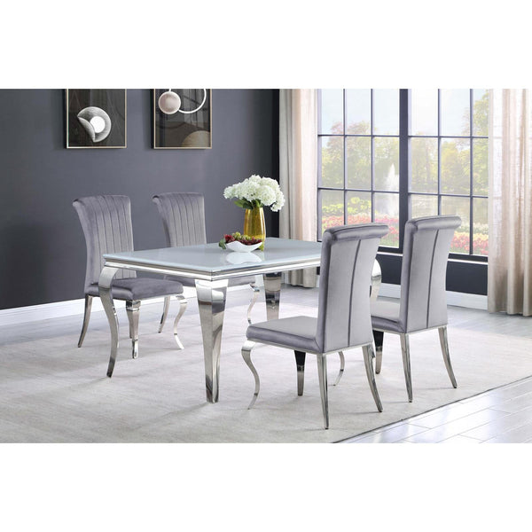 Calgary Furniture Emporium Carone 115091-S5G 5 pc Dining Set IMAGE 1