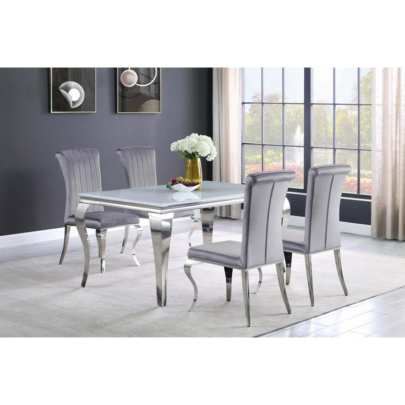 Calgary Furniture Emporium Carone 115091-S5G 5 pc Dining Set IMAGE 1