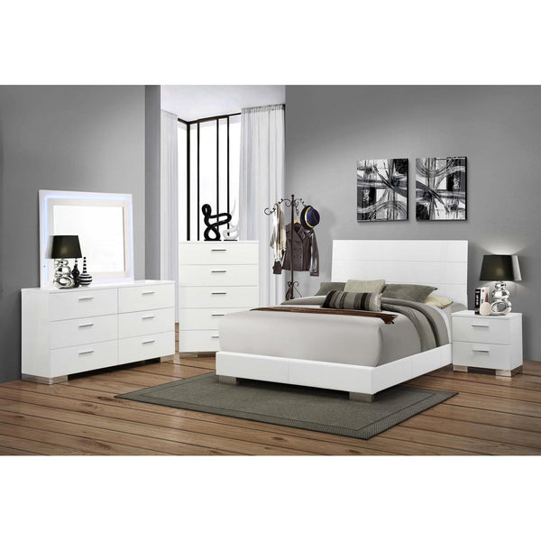 Calgary Furniture Emporium Felicity 203501KE-S5L 7 pc King Panel Bedroom Set IMAGE 1