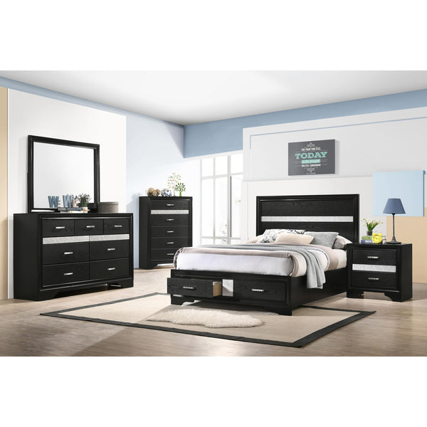 Calgary Furniture Emporium Miranda 206361F-S4 6 pc Full Bedroom Set with Storage IMAGE 1