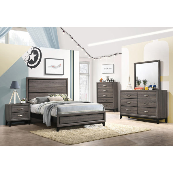 Calgary Furniture Emporium Watson 212421F-S4 6 pc Full Panel Bedroom Set IMAGE 1