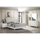 Calgary Furniture Emporium Kendall 224401KW-S4 6 pc California King Upholstered Bedroom Set IMAGE 1