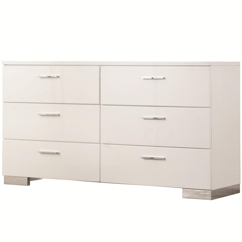 Calgary Furniture Emporium Felicity 300345KW-S4L 6 pc California King Upholstered Bedroom Set IMAGE 3